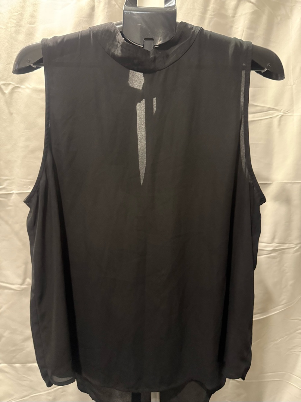 Banana Republic Black Sleeveless Mock Neck Camisole